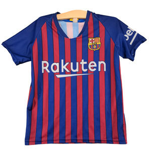 Unbranded Youth Rakuten FC Barcelona Jersey Shirt Multi Size CH Striped Angel #9